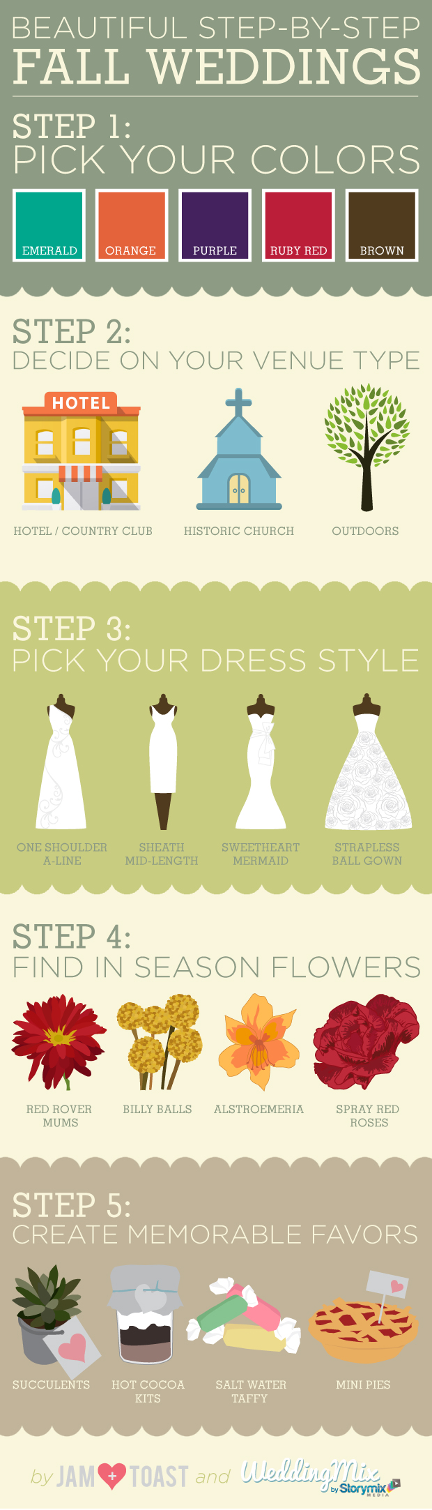 Fall Wedding Ideas [Infographic]