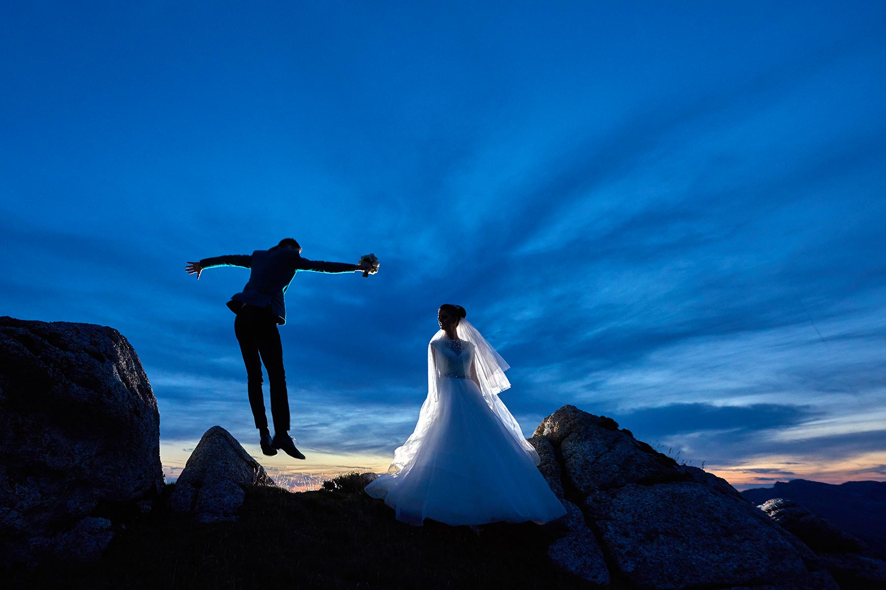 after dark weddings