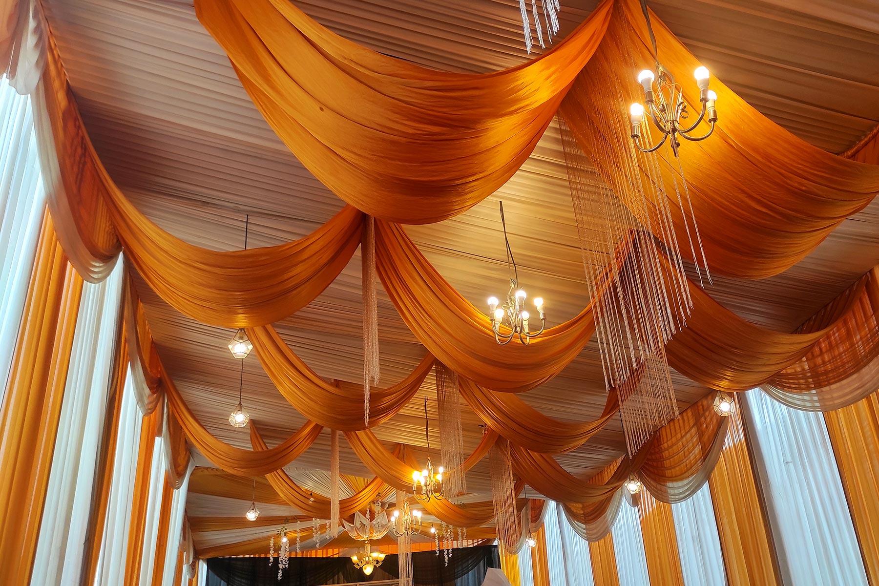 draping wedding